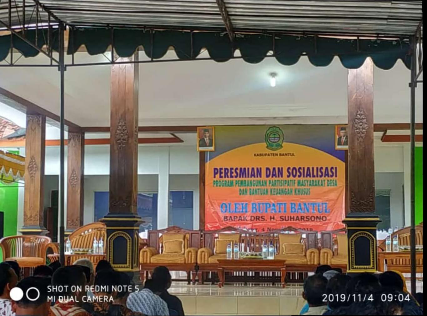 PERESMIAN DAN SOSIALISASI P2MD DAN BKK 2020